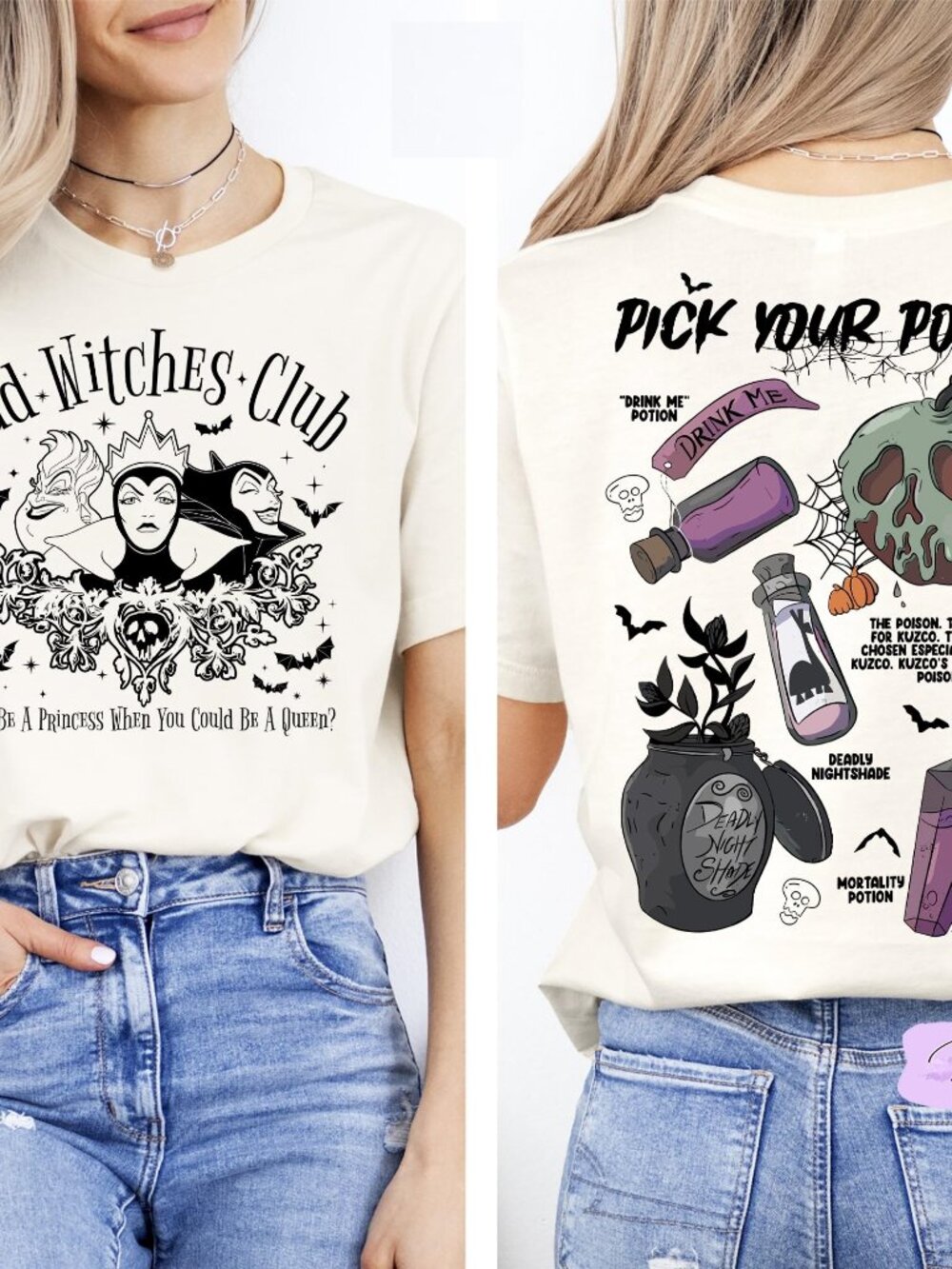 Disney Villain Shirt, Pick Your Poison Disney Villains Halloween T-Shirt